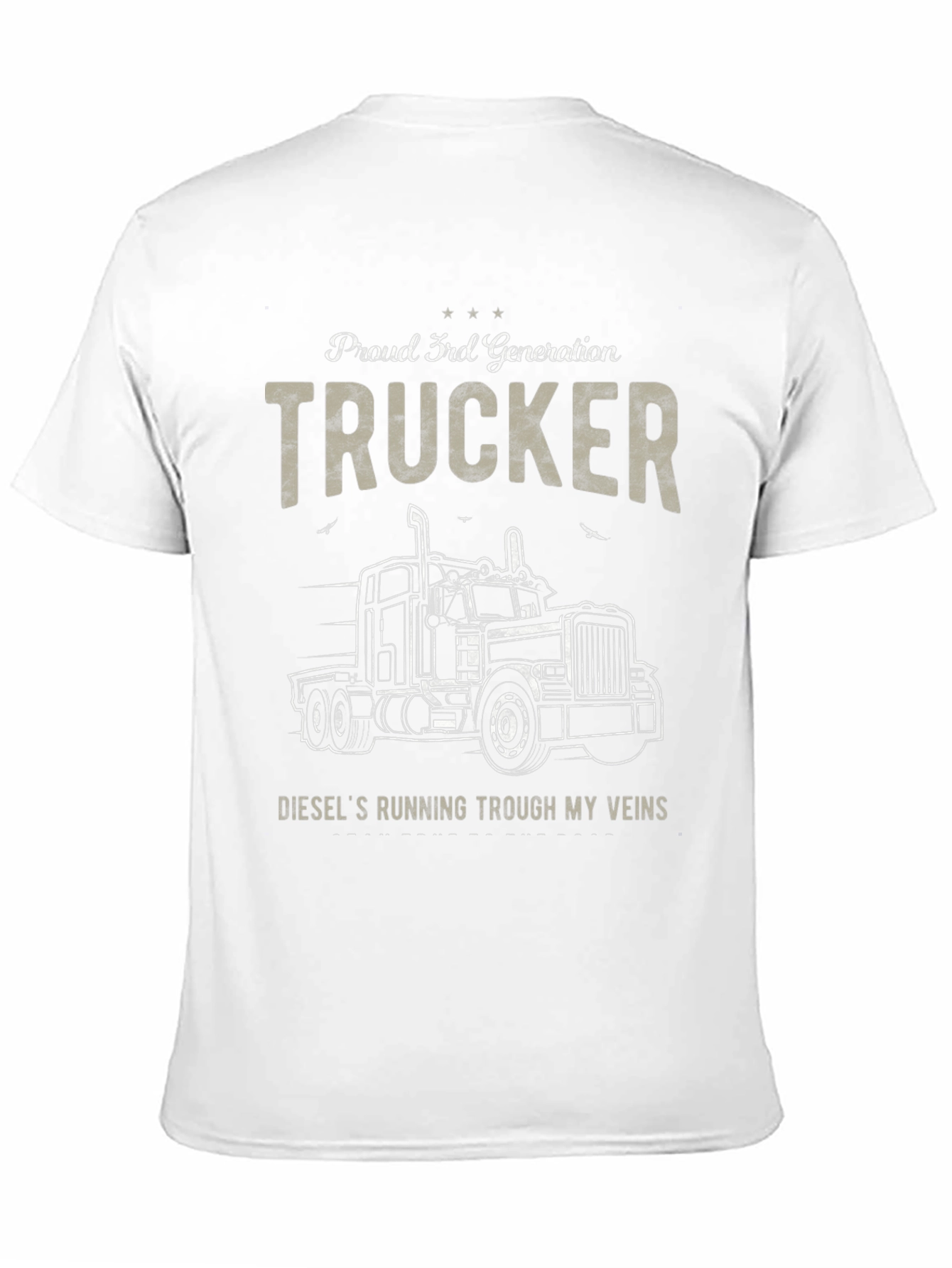 Proud 3rd Generation Trucker Graphic T-Shirt