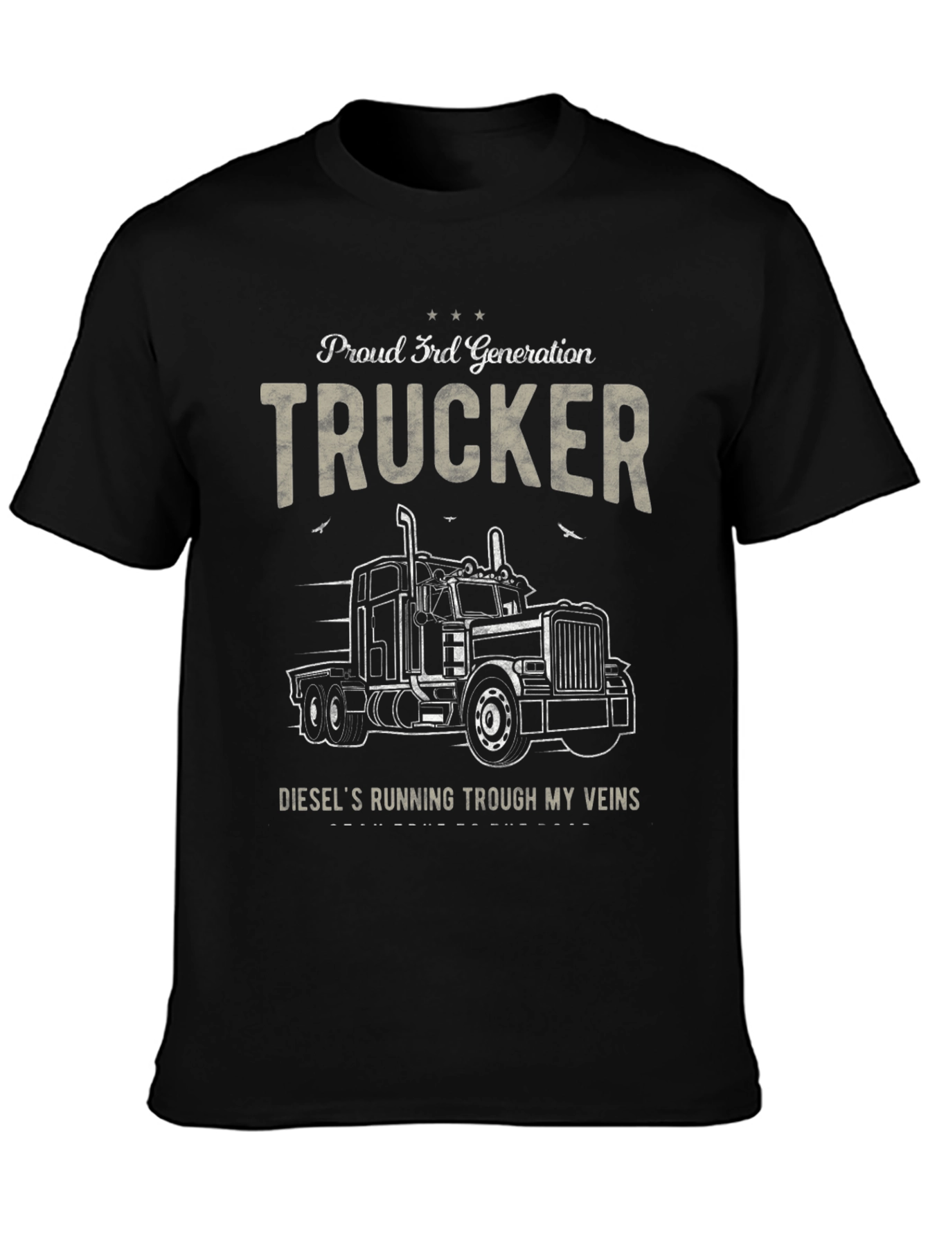 Proud 3rd Generation Trucker Graphic T-Shirt
