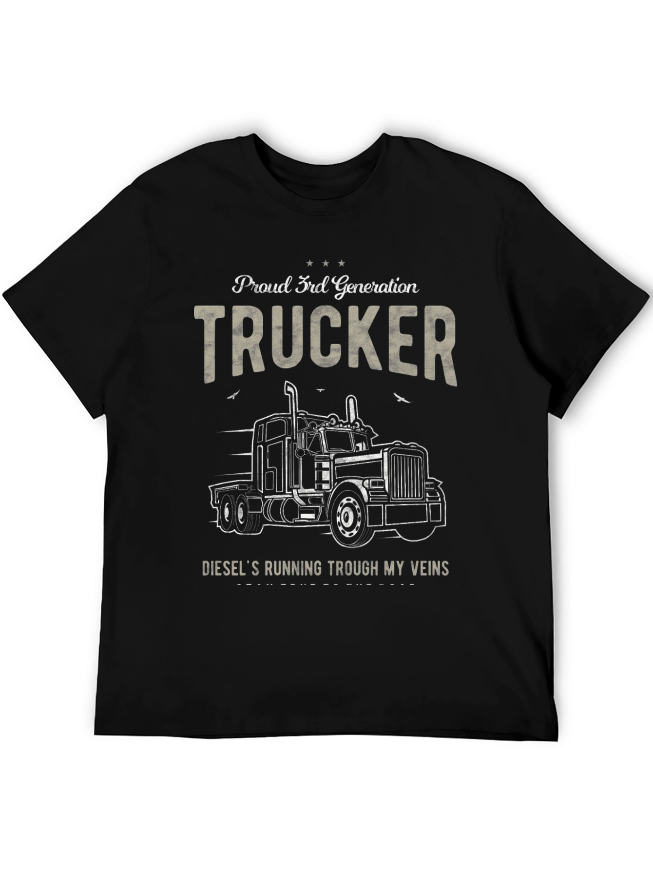 Proud 3rd Generation Trucker Graphic T-Shirt
