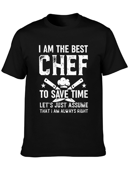 Best Chef Graphic T-Shirt - Funny Foodie Tee