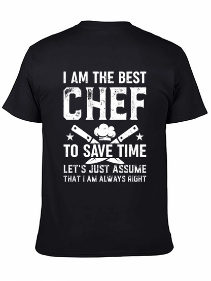 Best Chef Graphic T-Shirt - Funny Foodie Tee