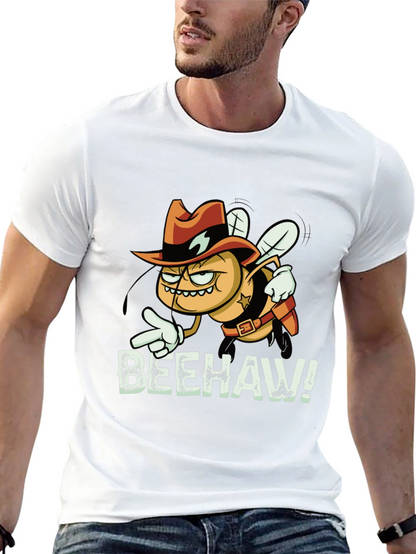 Beehaw T-Shirt - Cowboy Bee Cartoon Tee