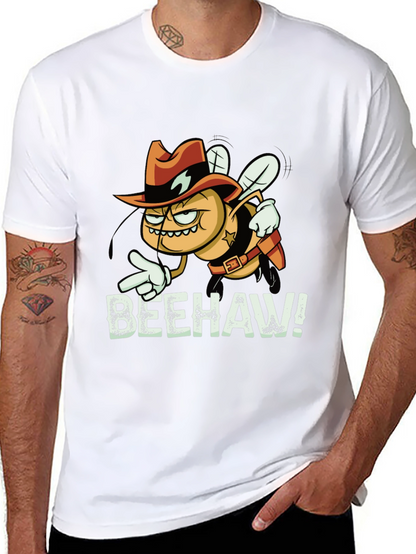 Beehaw T-Shirt - Cowboy Bee Cartoon Tee