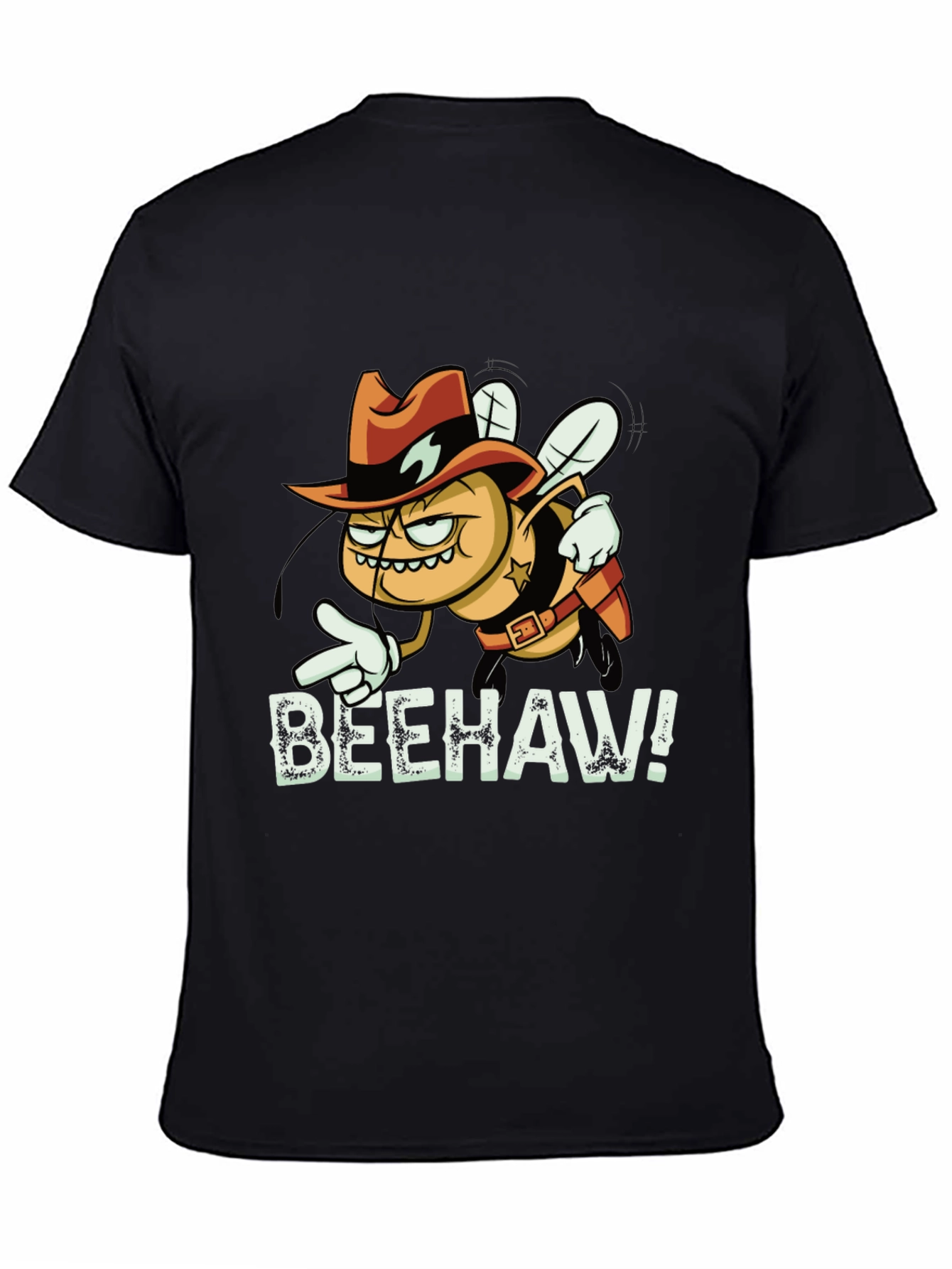 Beehaw T-Shirt - Cowboy Bee Cartoon Tee