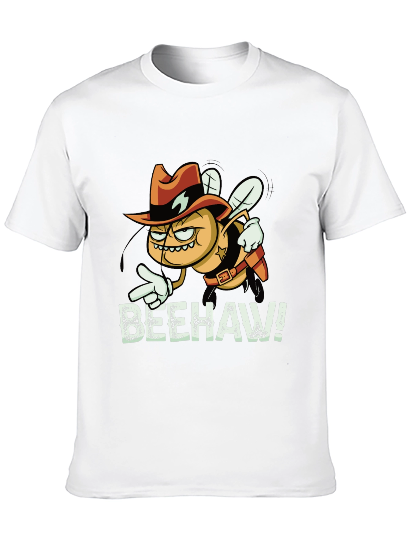 Beehaw T-Shirt - Cowboy Bee Cartoon Tee