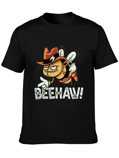 Beehaw T-Shirt - Cowboy Bee Cartoon Tee