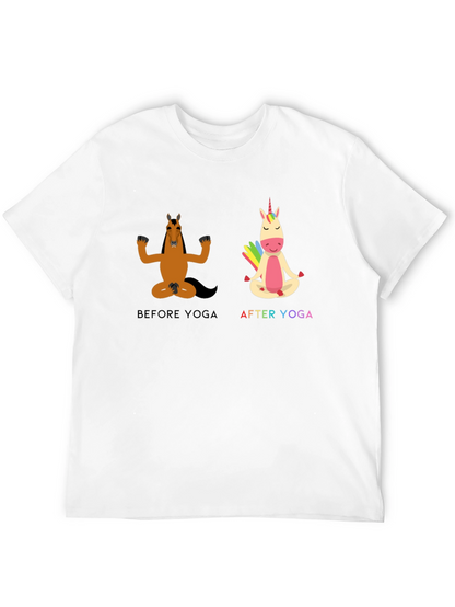 Yoga Horse T-Shirt Funny Graphic Tee