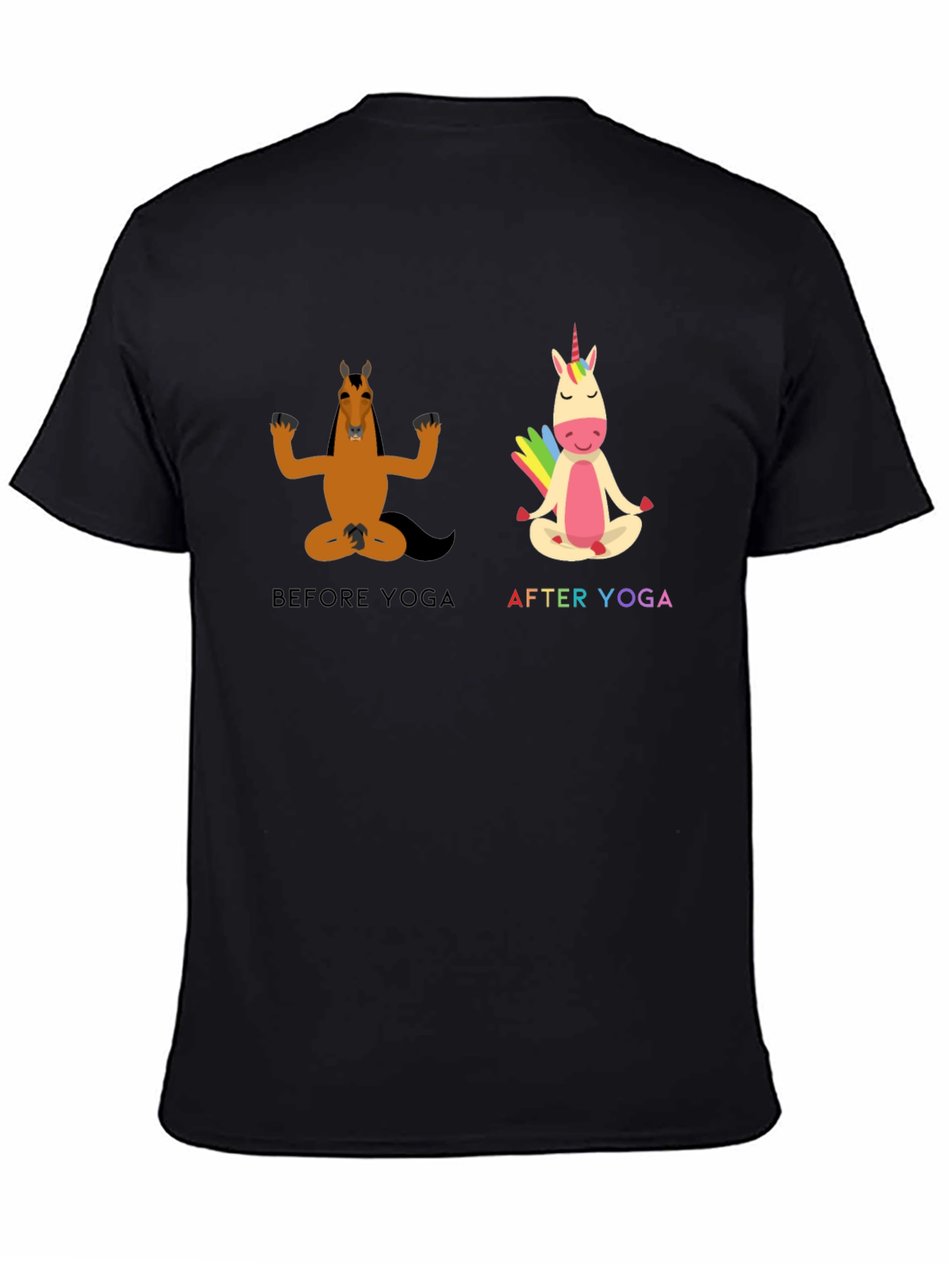 Yoga Horse T-Shirt Funny Graphic Tee