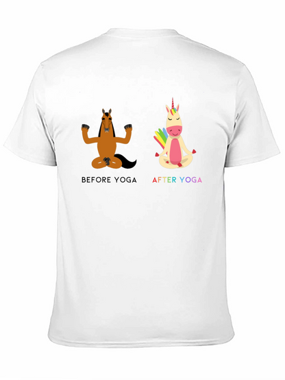 Yoga Horse T-Shirt Funny Graphic Tee