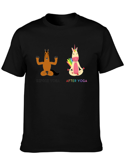 Yoga Horse T-Shirt Funny Graphic Tee