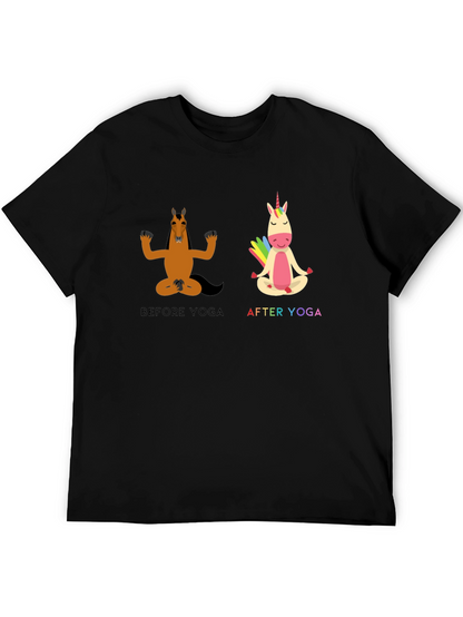 Yoga Horse T-Shirt Funny Graphic Tee