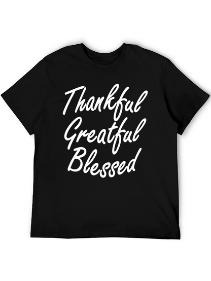 Thankful Greatful Blessed Graphic Tee