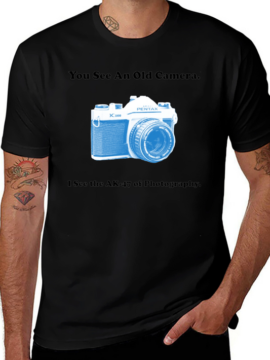 Vintage Camera T-Shirt - Photography Lover Tee