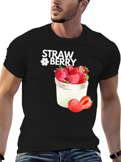 Strawberry Graphic Tee - Fresh & Fun Style