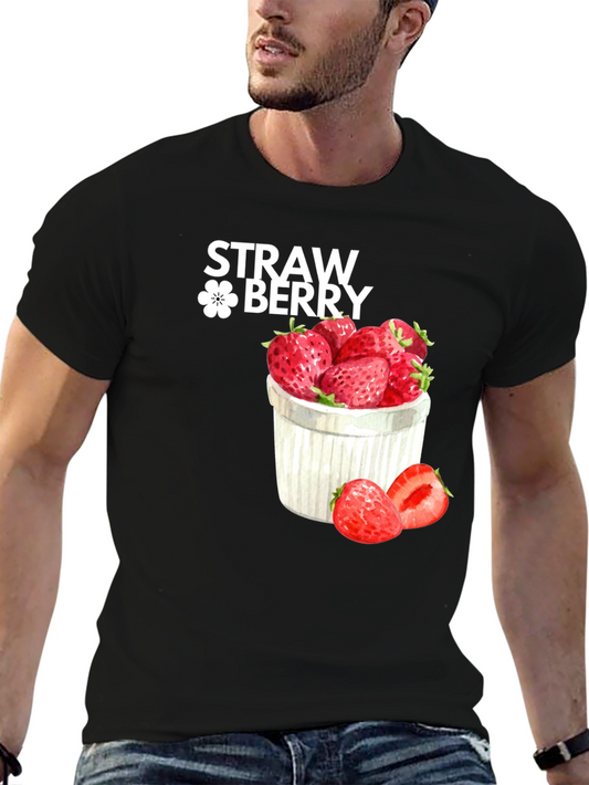 Strawberry Graphic Tee - Fresh & Fun Style
