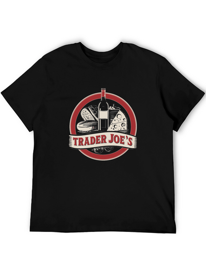 Trader Joes Black Graphic Tee