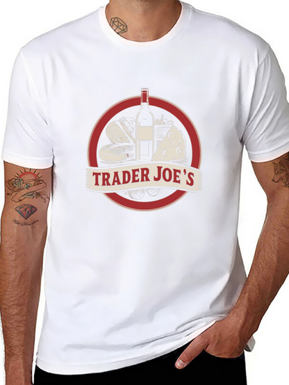 Trader Joes Black Graphic Tee