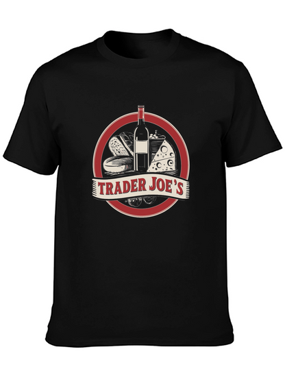 Trader Joes Black Graphic Tee