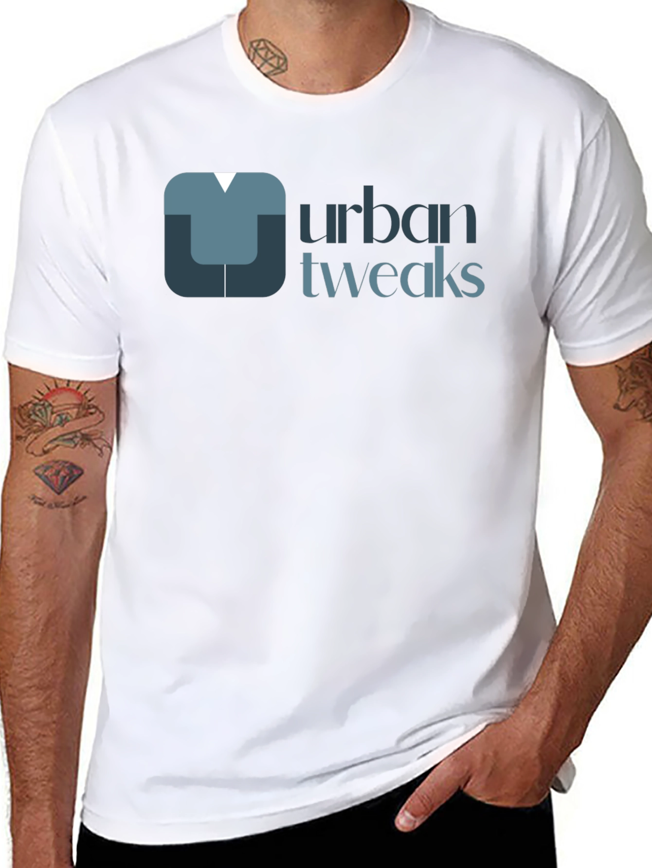 Urban Tweaks Graphic Tee - Stylish Black Cotton T-Shirt