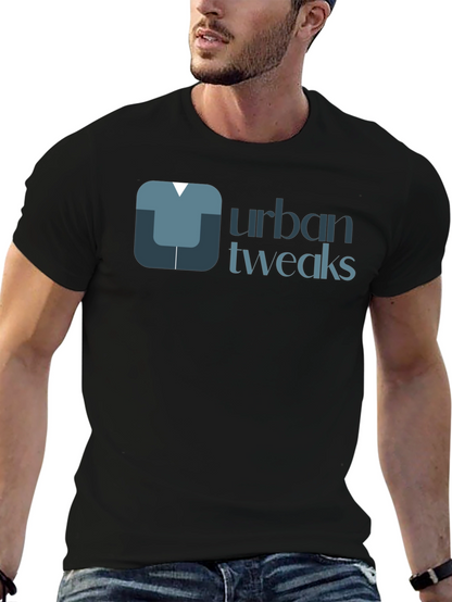 Urban Tweaks Graphic Tee - Stylish Black Cotton T-Shirt