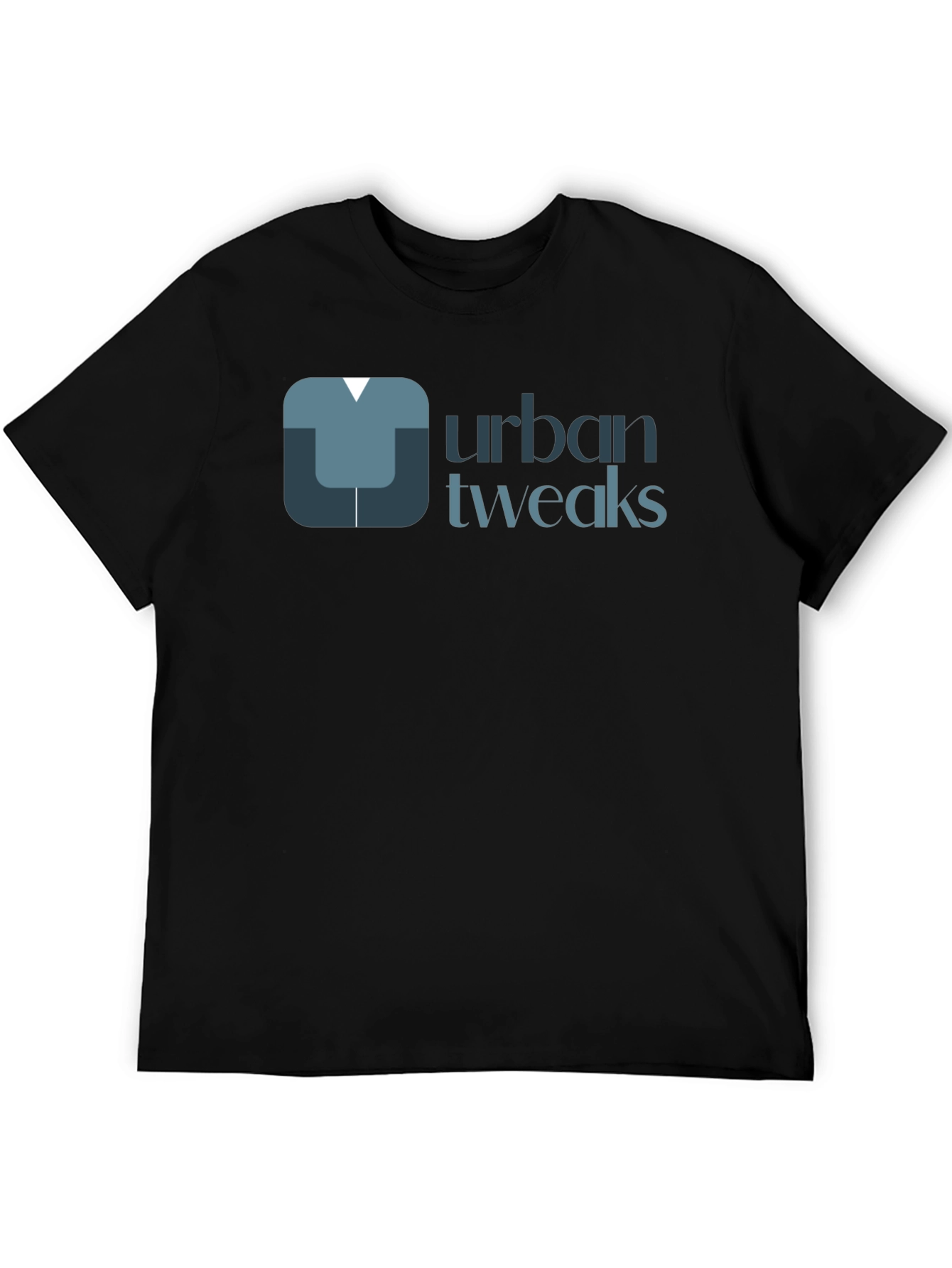 Urban Tweaks Graphic Tee - Stylish Black Cotton T-Shirt