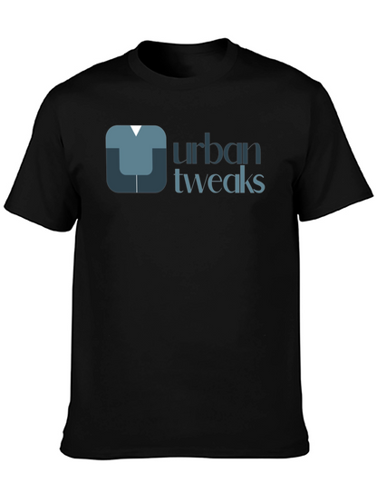 Urban Tweaks Graphic Tee - Stylish Black Cotton T-Shirt
