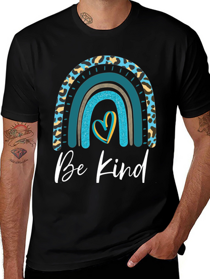 Be Kind Rainbow Graphic T-Shirt