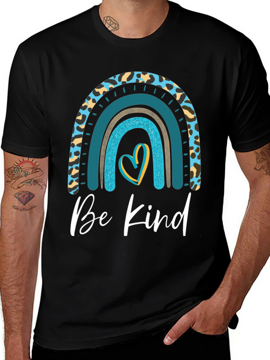 Be Kind Rainbow Graphic T-Shirt