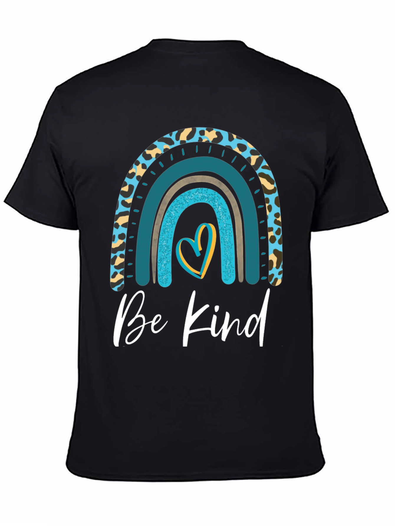 Be Kind Rainbow Graphic T-Shirt