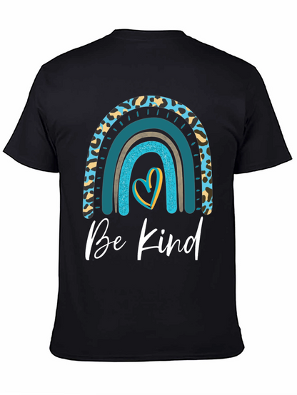 Be Kind Rainbow Graphic T-Shirt