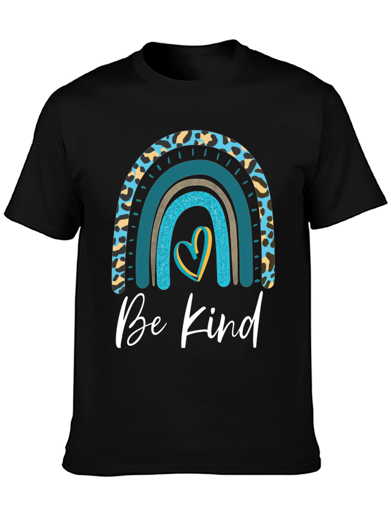 Be Kind Rainbow Graphic T-Shirt