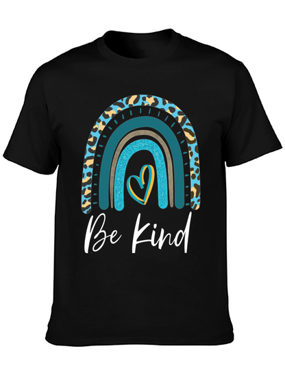 Be Kind Rainbow Graphic T-Shirt
