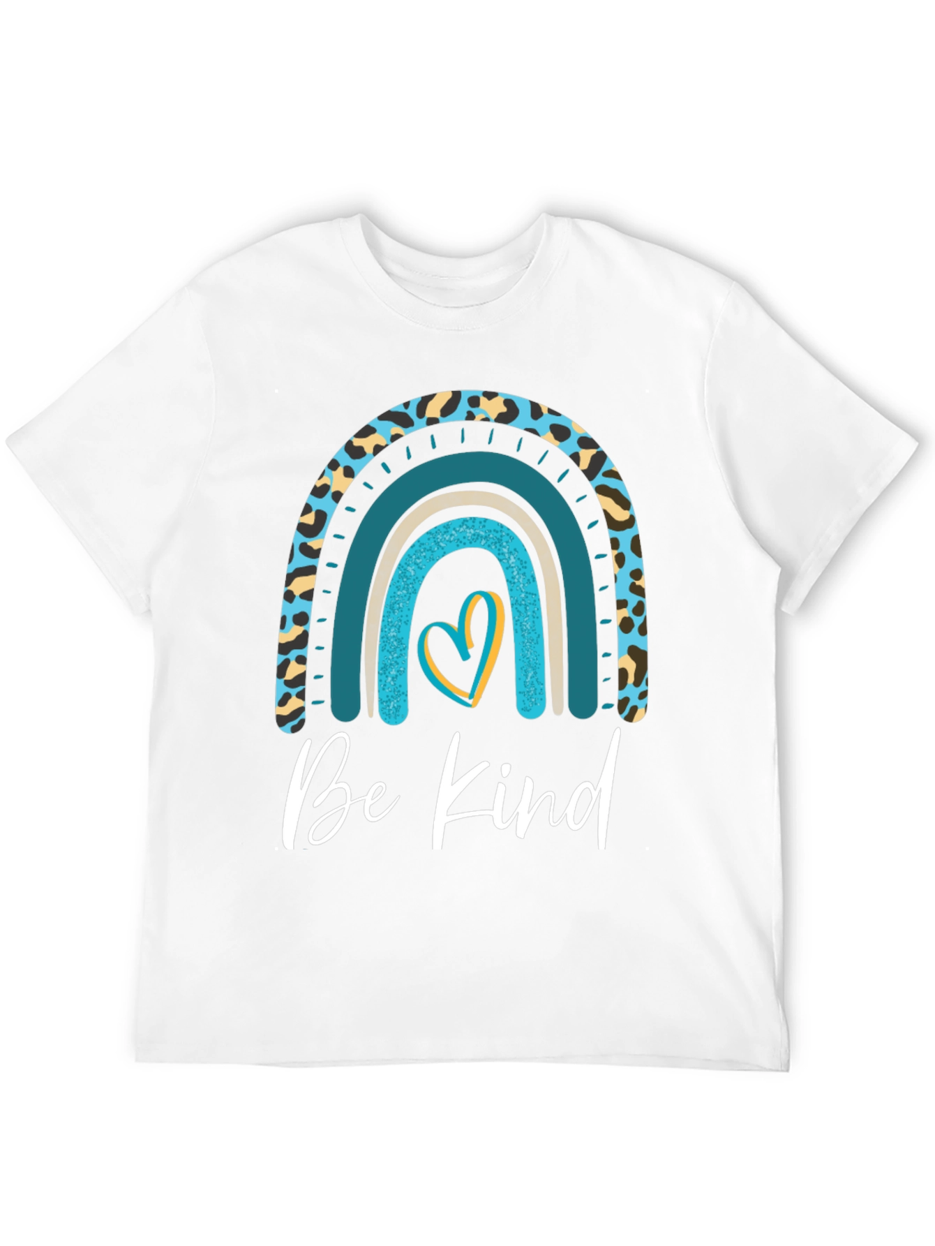 Be Kind Rainbow Graphic T-Shirt