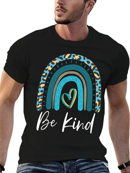 Be Kind Rainbow Graphic T-Shirt