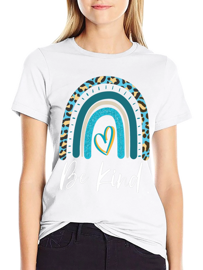Be Kind Rainbow Graphic T-Shirt