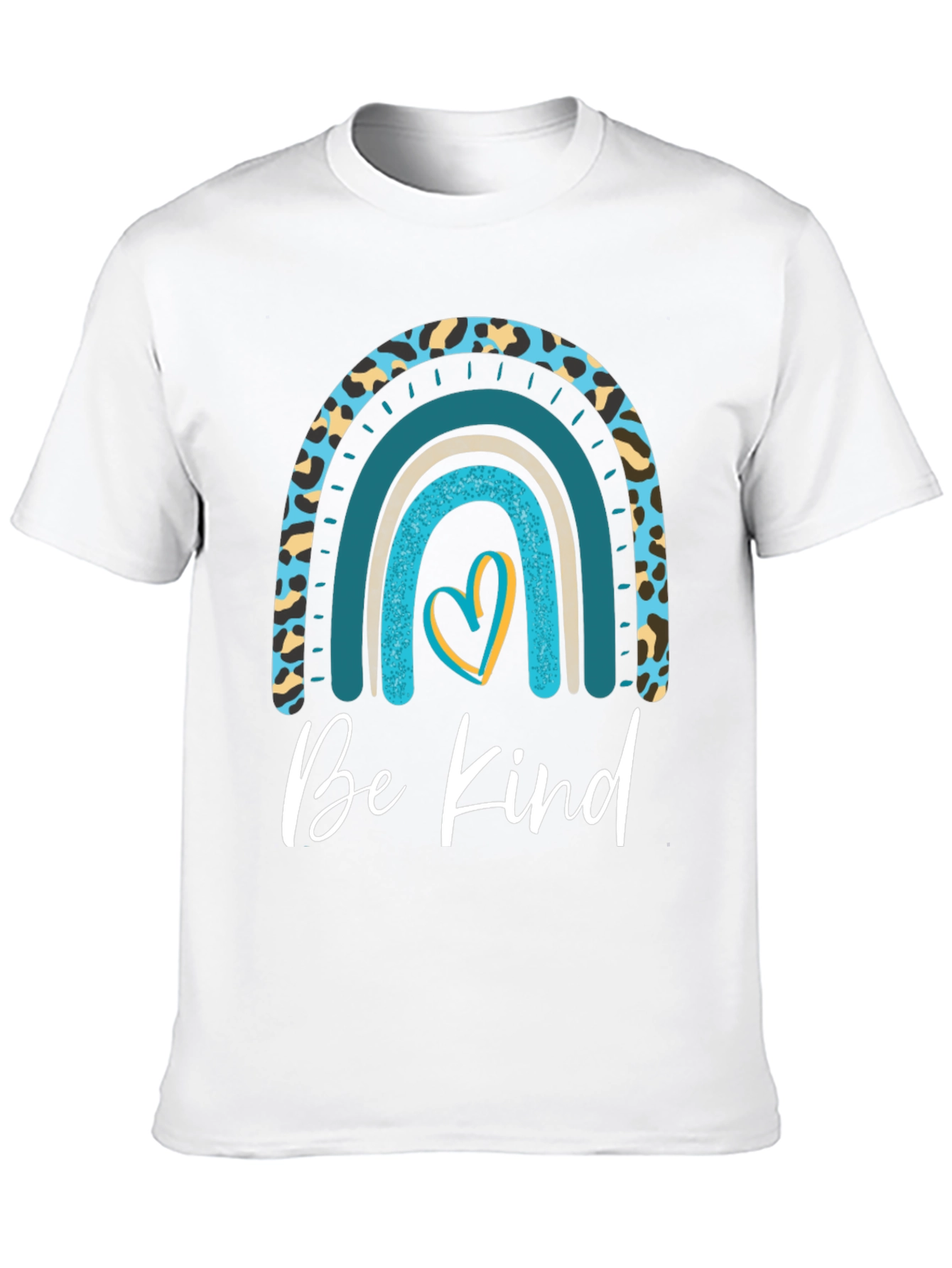 Be Kind Rainbow Graphic T-Shirt