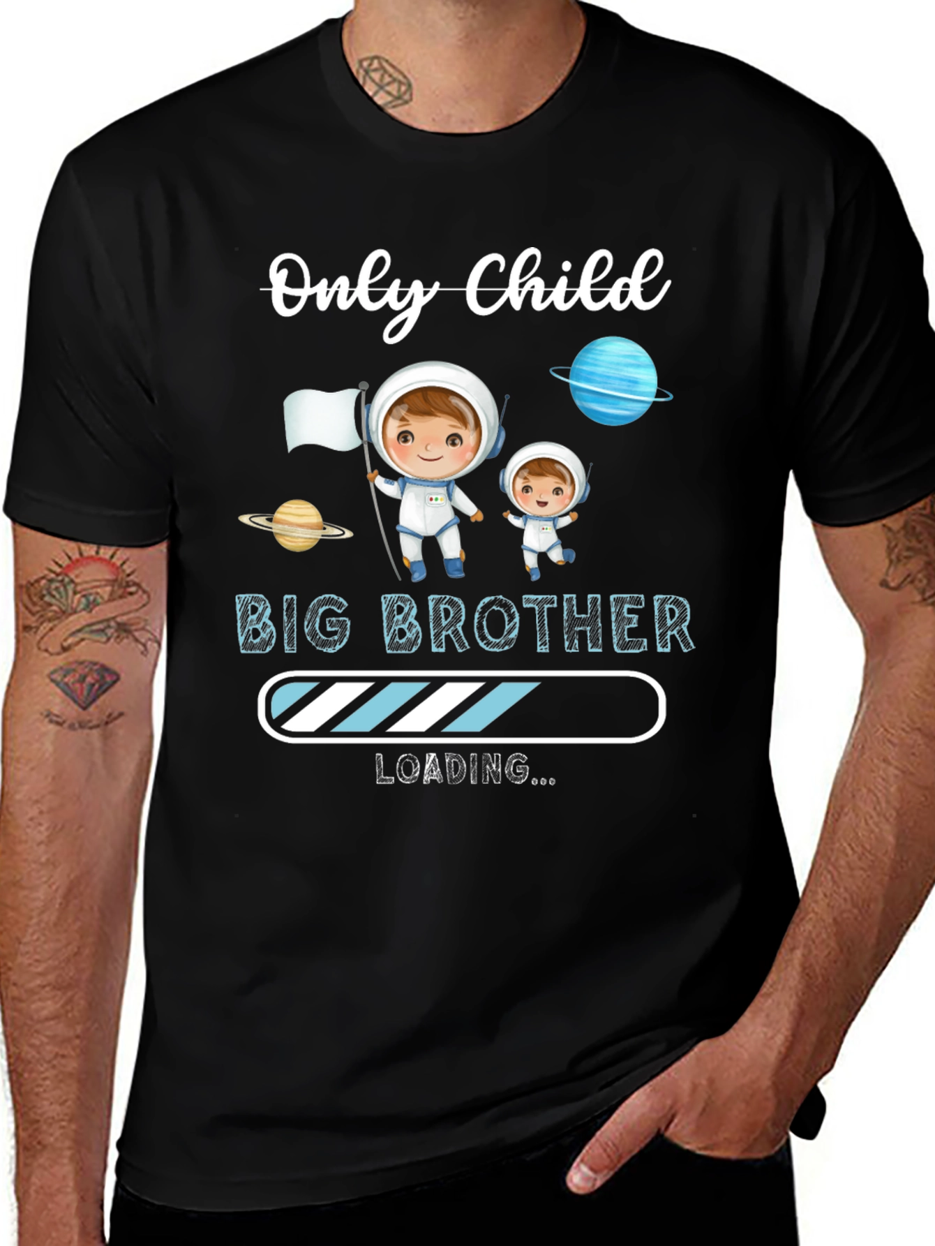 Only Child Big Brother Loading T-Shirt