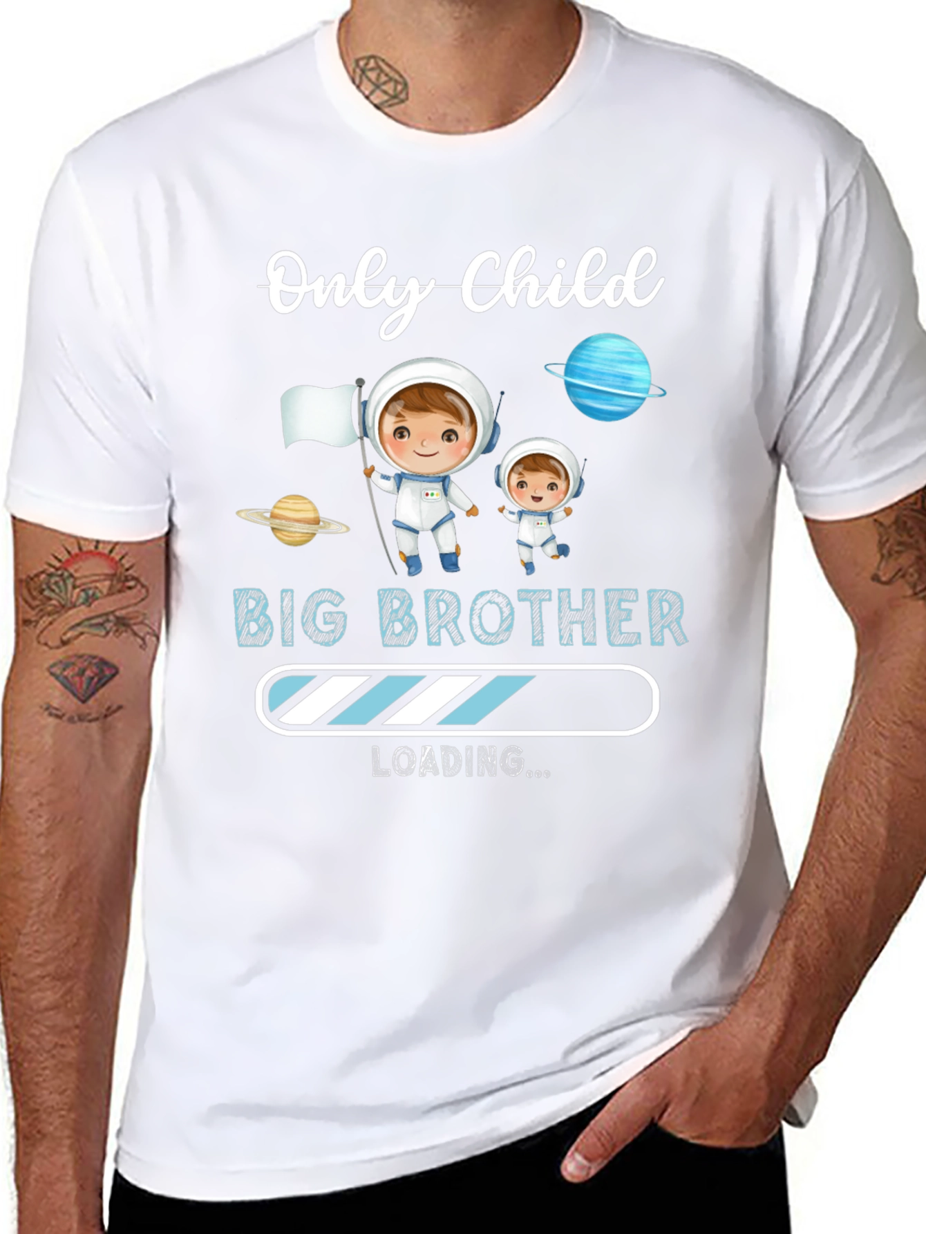 Only Child Big Brother Loading T-Shirt