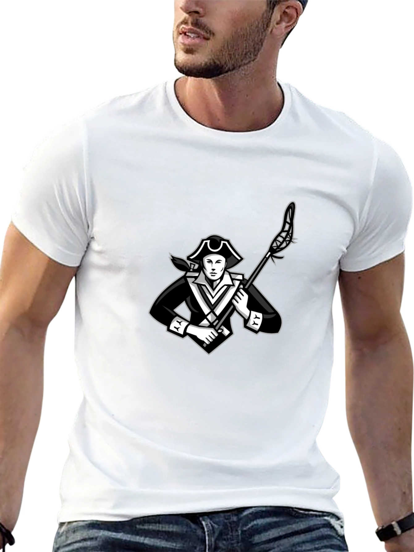 Patriot Lacrosse T-Shirt - Black