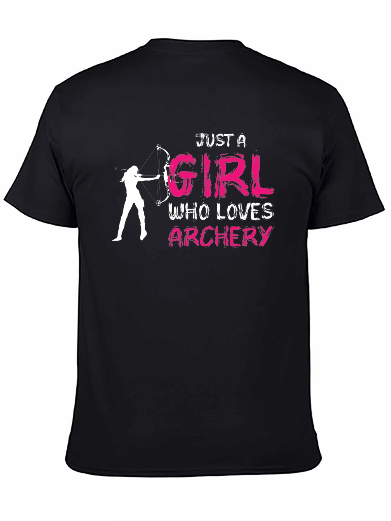 Archery Lover Graphic T-Shirt - Just A Girl