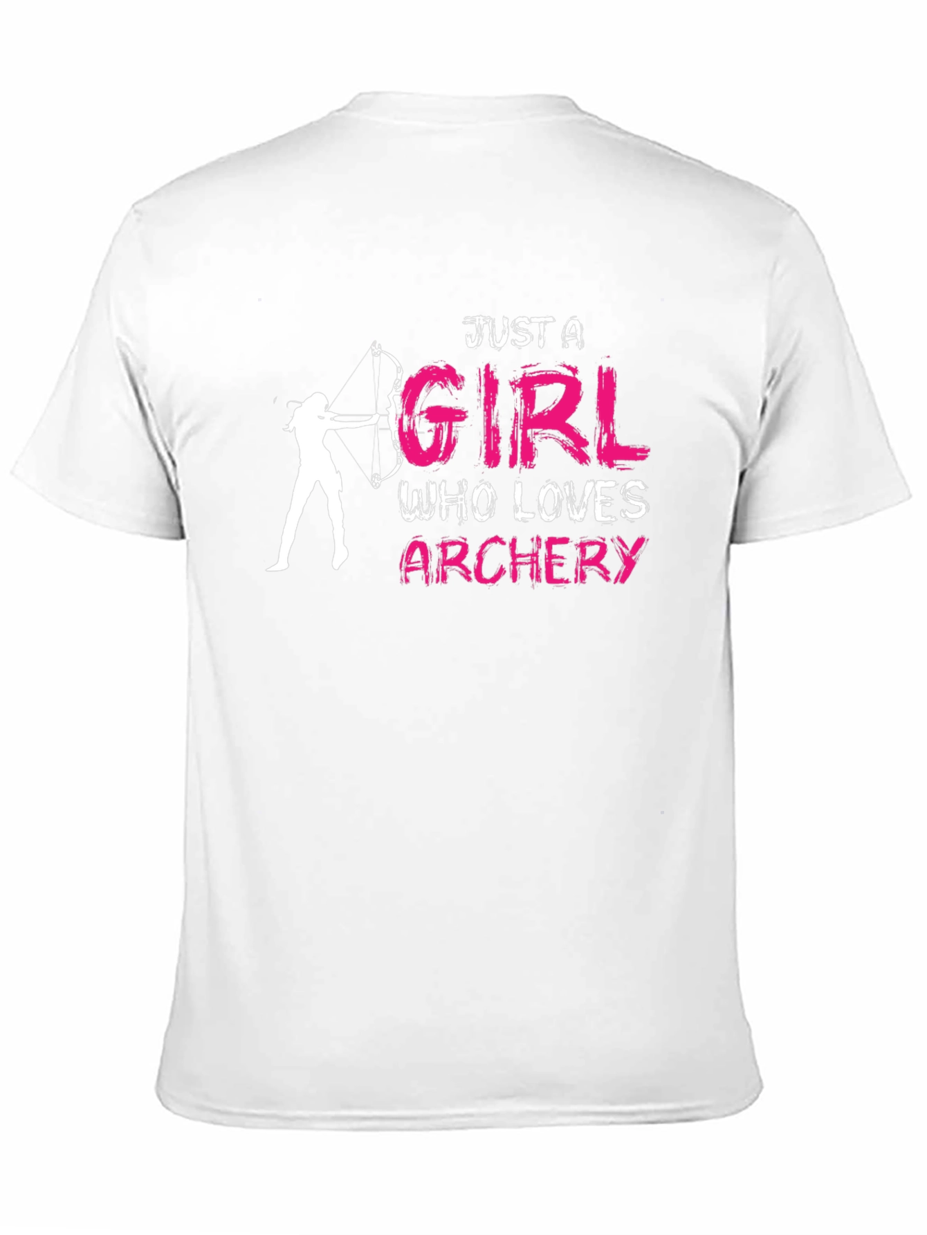 Archery Lover Graphic T-Shirt - Just A Girl