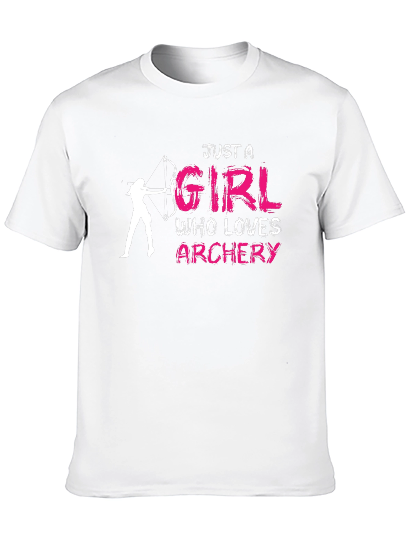 Archery Lover Graphic T-Shirt - Just A Girl