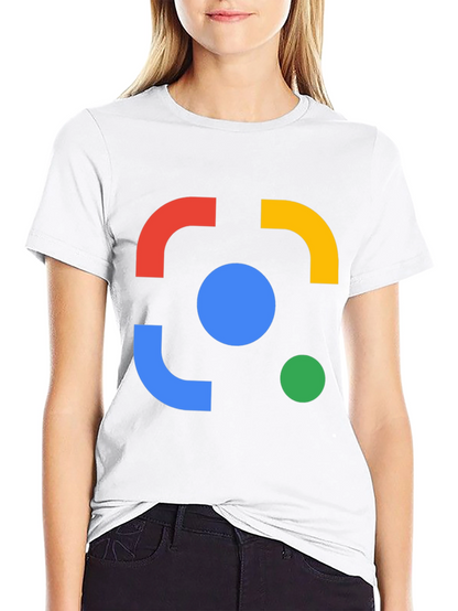Abstract Design Black Cotton Tee