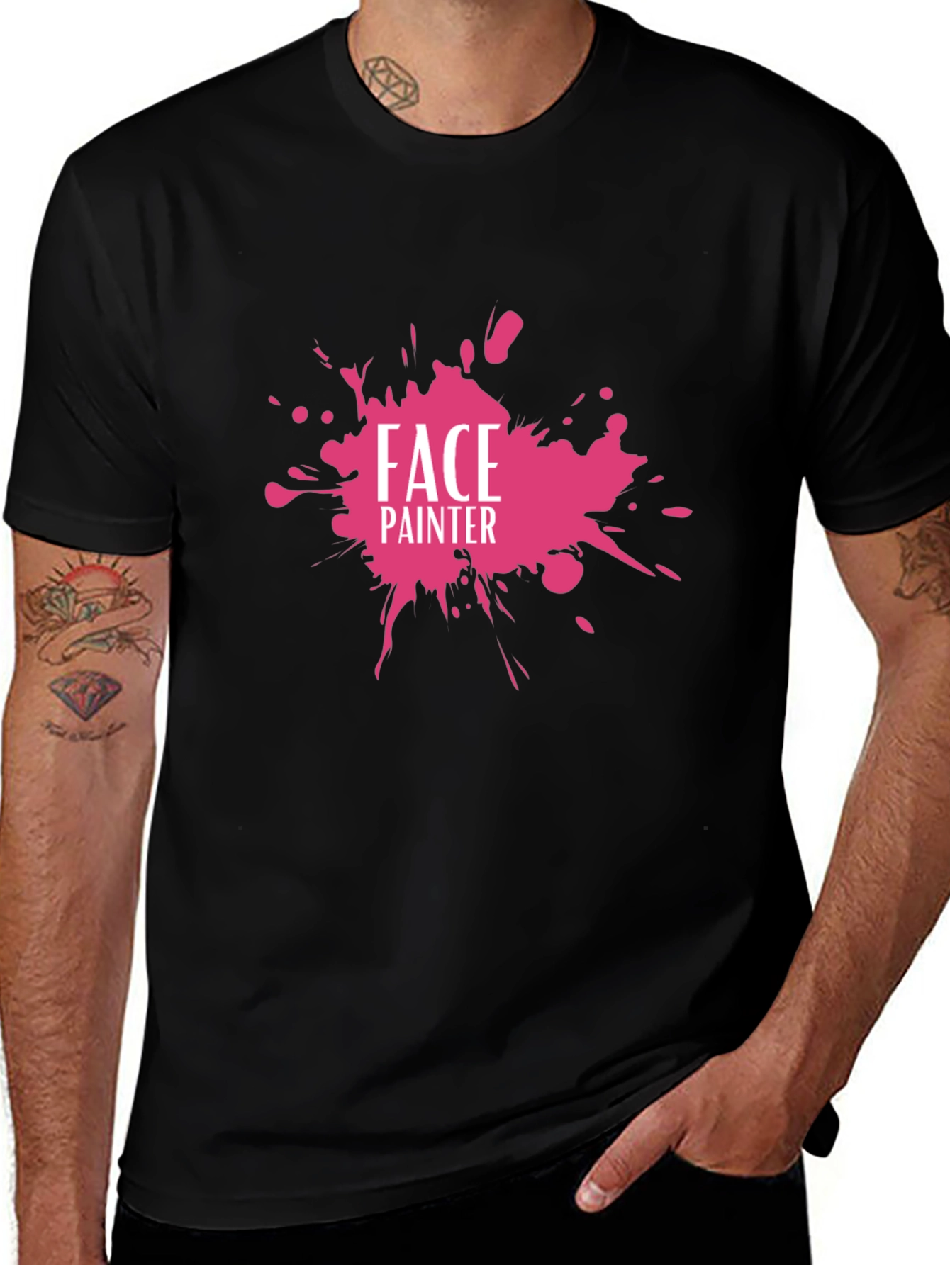 Face Painter Graphic Tee - Fun & Creative Design
