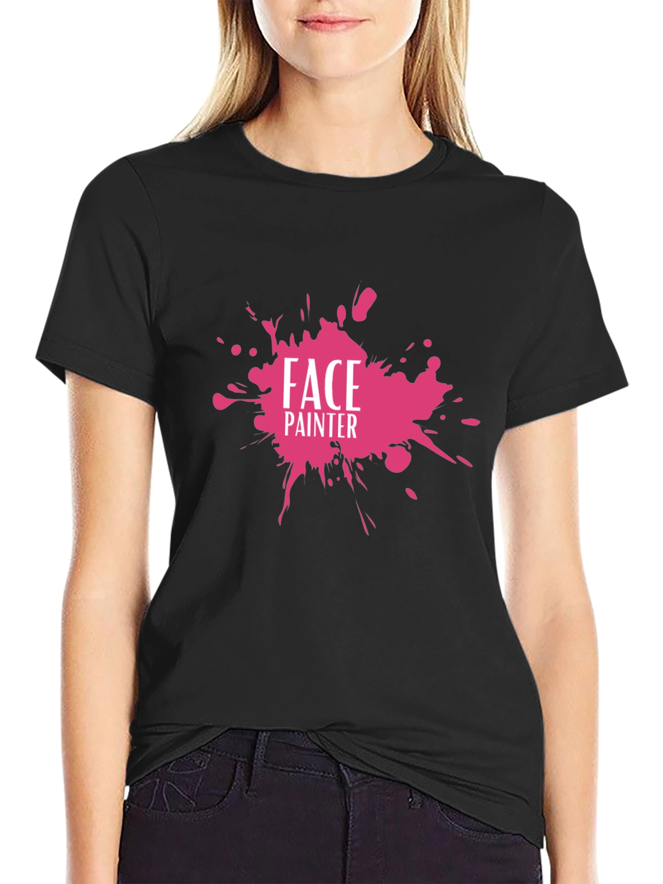 Face Painter Graphic Tee - Fun & Creative Design
