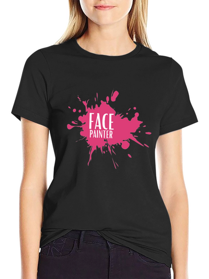 Face Painter Graphic Tee - Fun & Creative Design