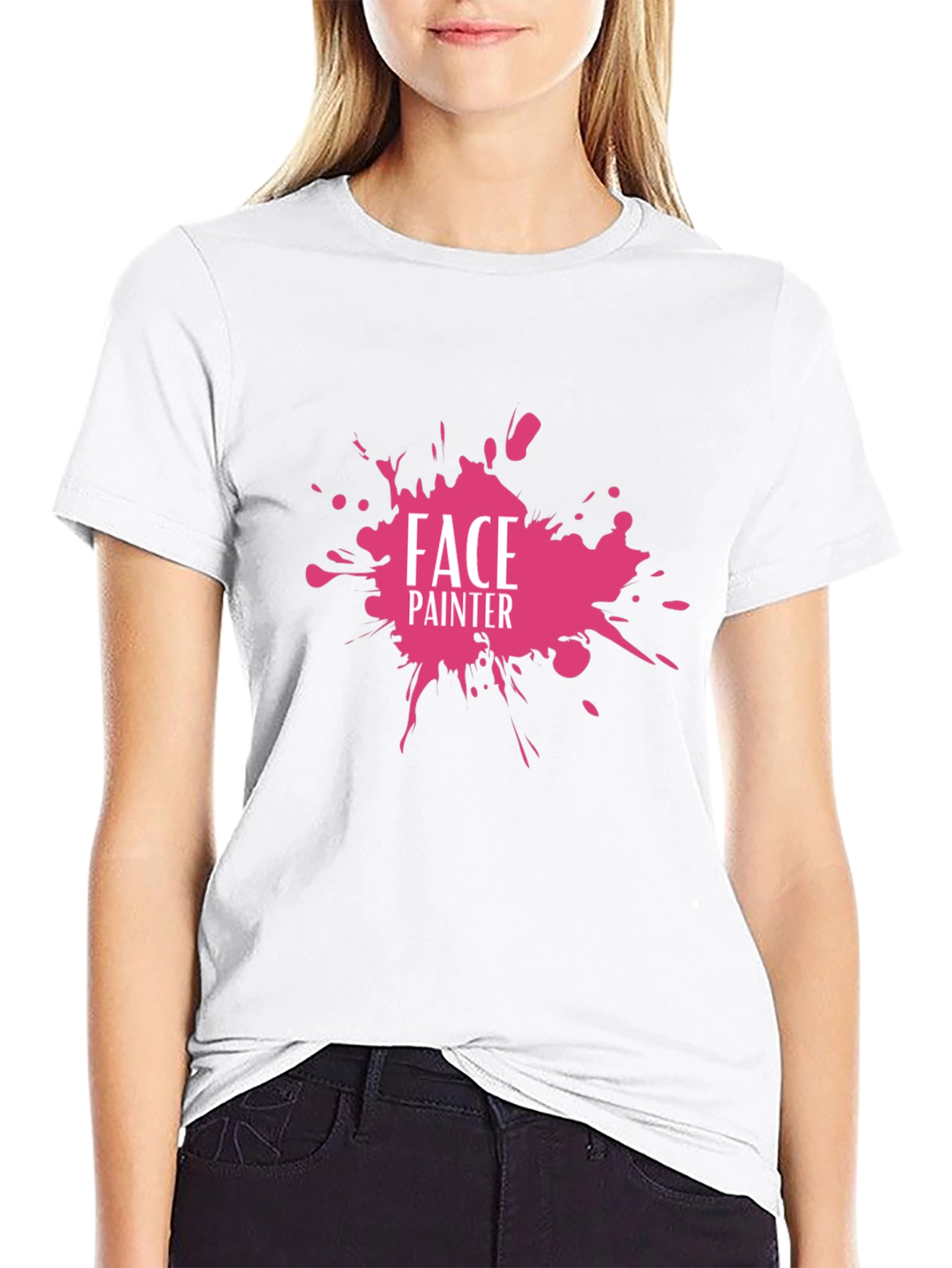 Face Painter Graphic Tee - Fun & Creative Design