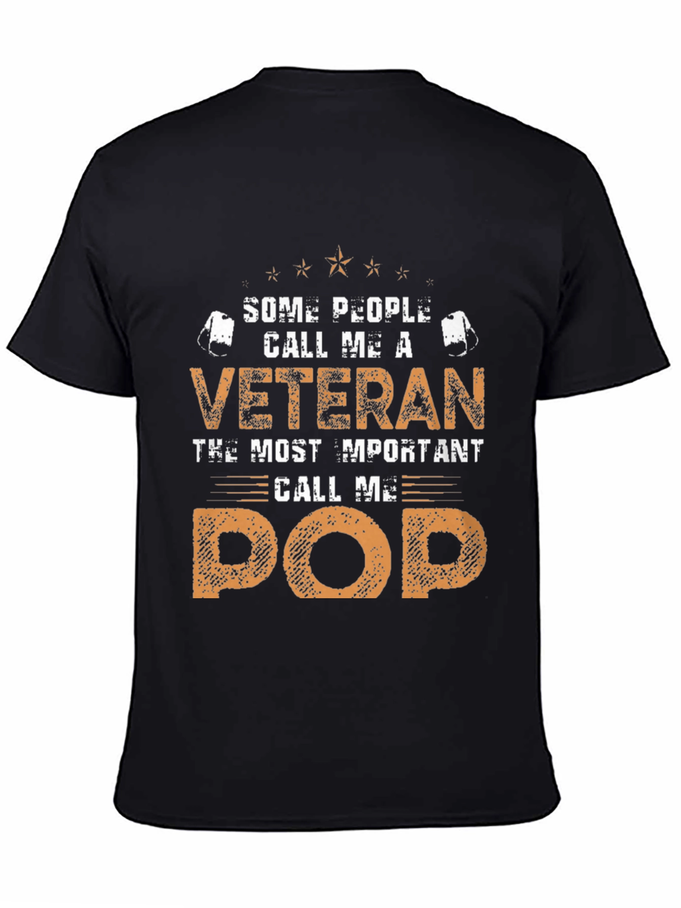 Veteran Pop T-Shirt - Gift for Grandfather