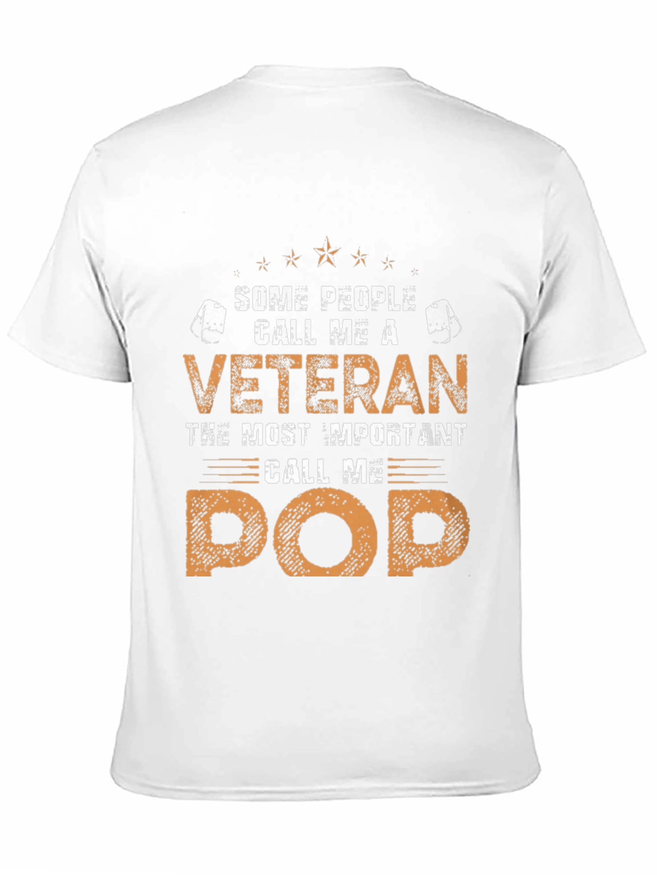 Veteran Pop T-Shirt - Gift for Grandfather