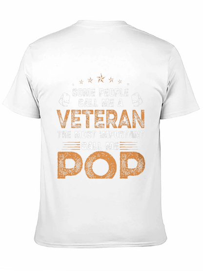 Veteran Pop T-Shirt - Gift for Grandfather